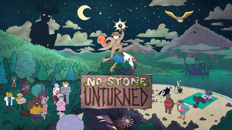 The official artwork for No Stone Unturned.