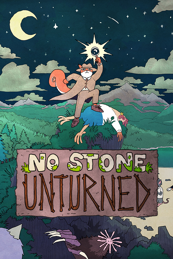 A mock-up of the artwork for No Stone Unturned.