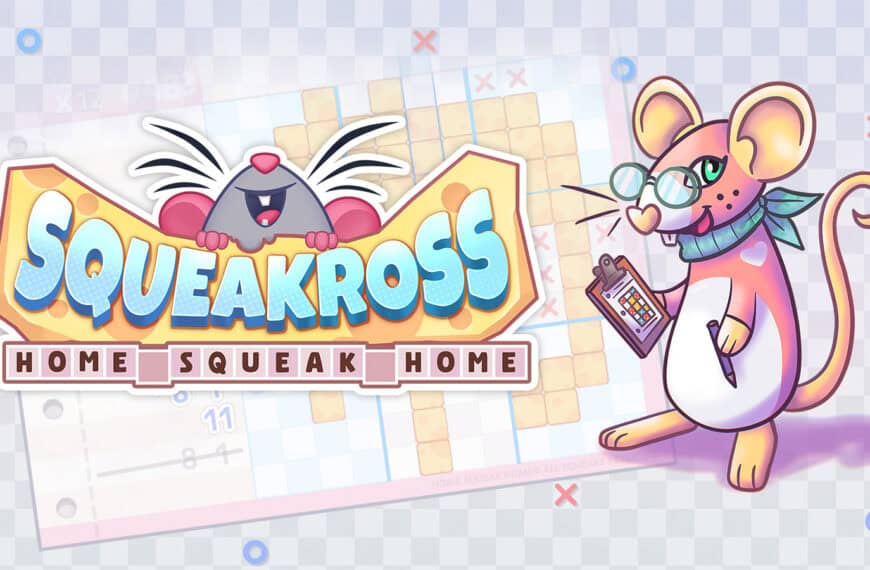 The official artwork for Squeakross: Home Sweet Home.