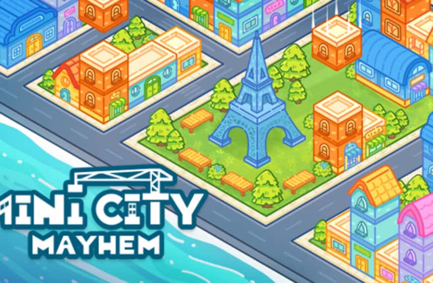 The official artwork for Mini City: Mayhem.