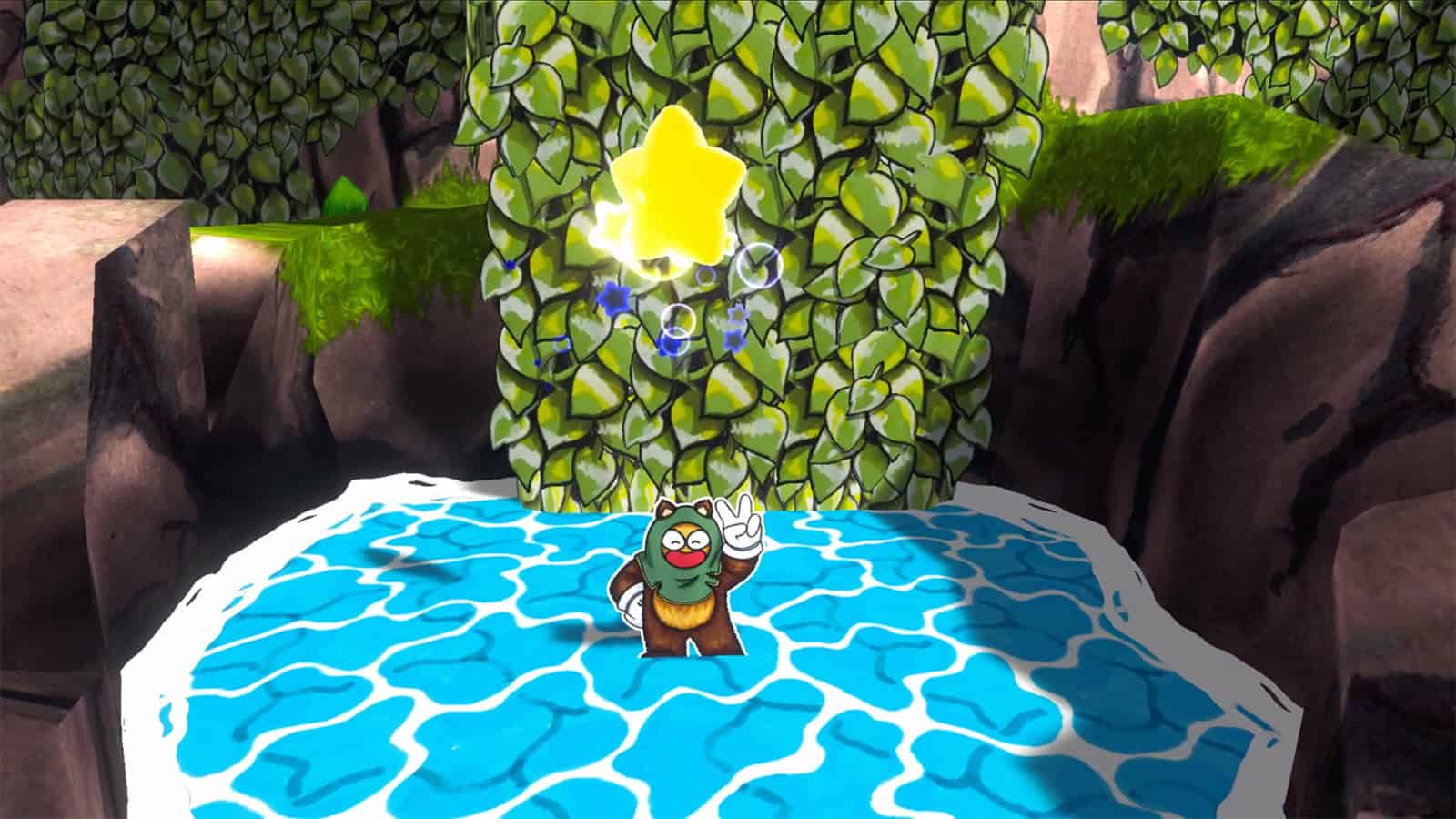 A screenshot of Ruffy and the Riverside showing one of the many Adventure Stars I collected.