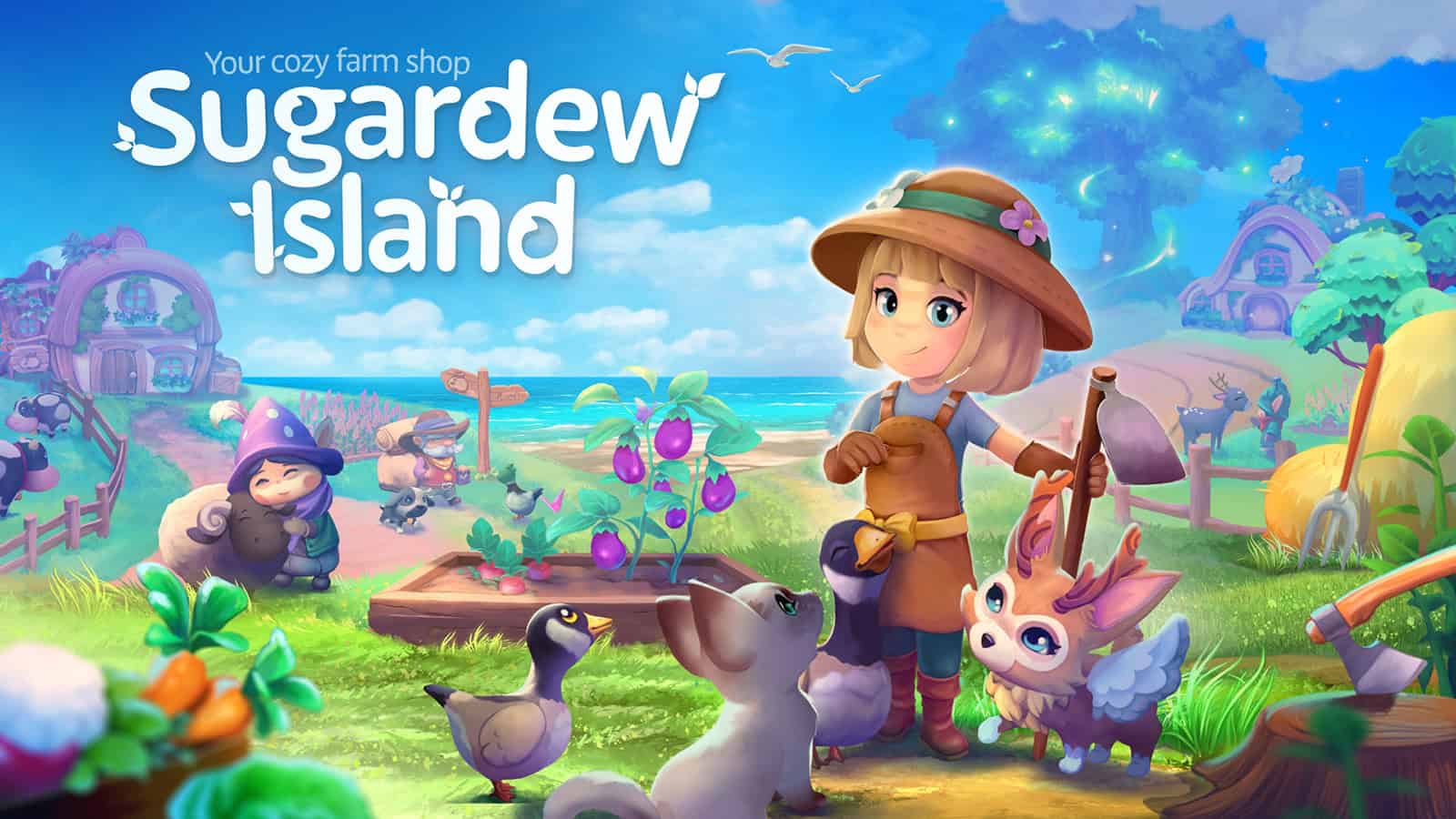 The official artwork for Sugardew Island.